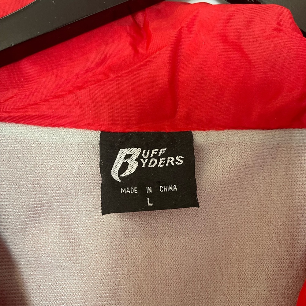 Dmx Ruff Ryders wind breaker red size large - Picture 4 of 6